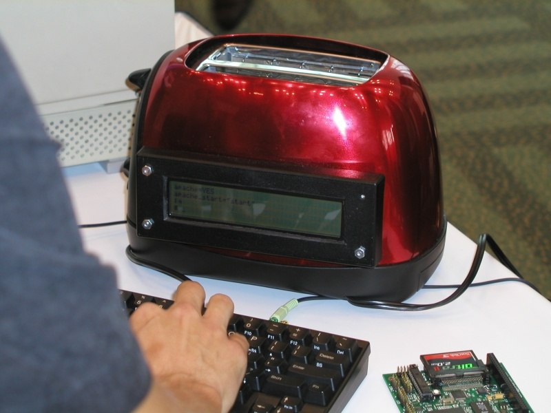 A picture of the toaster I send my emails from